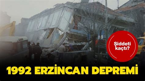Erzincan depremi kaç senesinde oldu